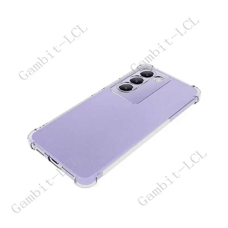 Anti-Falling Case For Vivo V40 SE 5G T3 Y200e 5G V40SE 6.67" 2024 Soft Silicone TPU Original Shockproof Back Cover ON Vivo T3 5G
