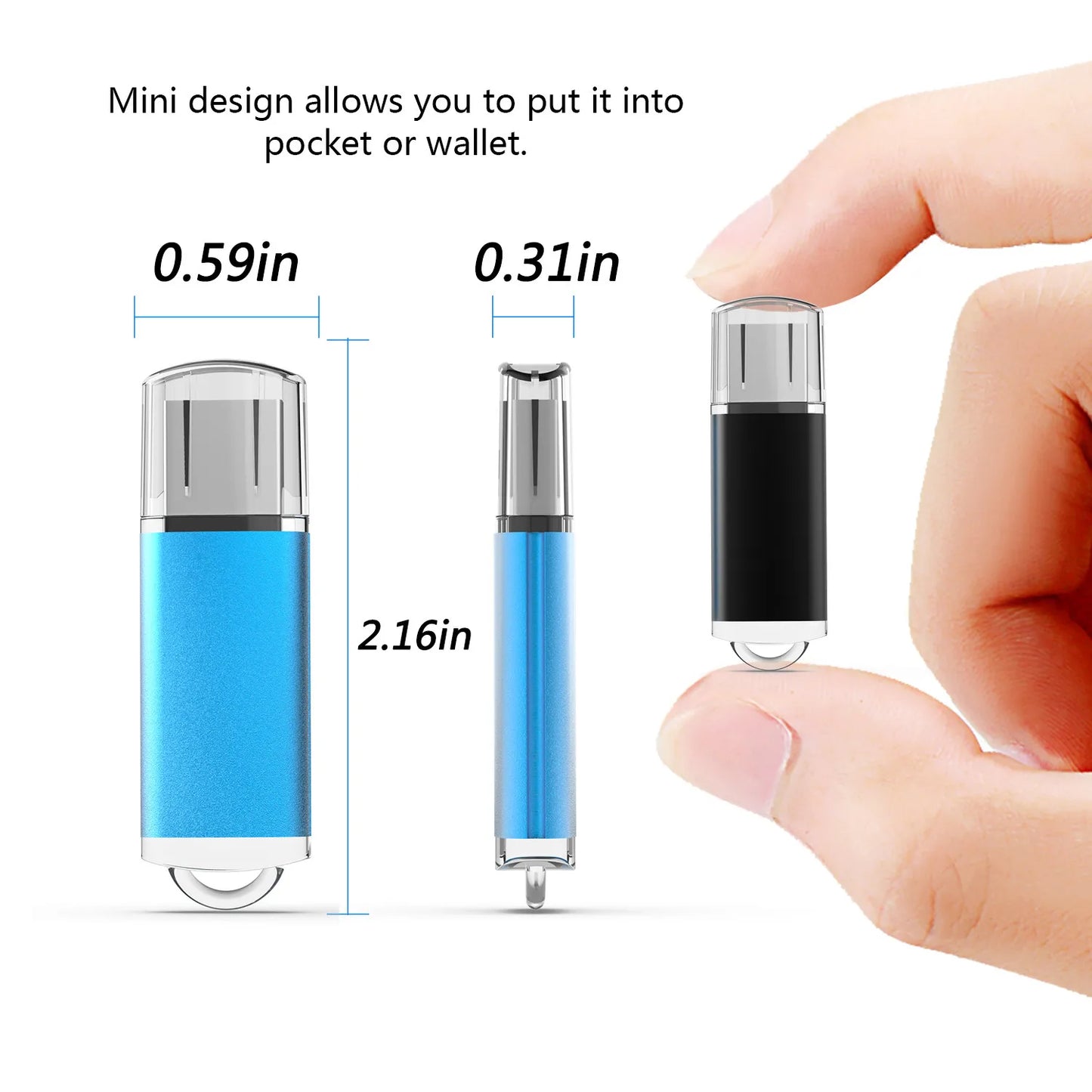 KOOTION U215 5PCS/Lot Color High Speed Pen Driver Usb 2.0 Flash Drive 64GB 32GB 16GB 8GB 4GB 2GB Memoria Stick Pendrive