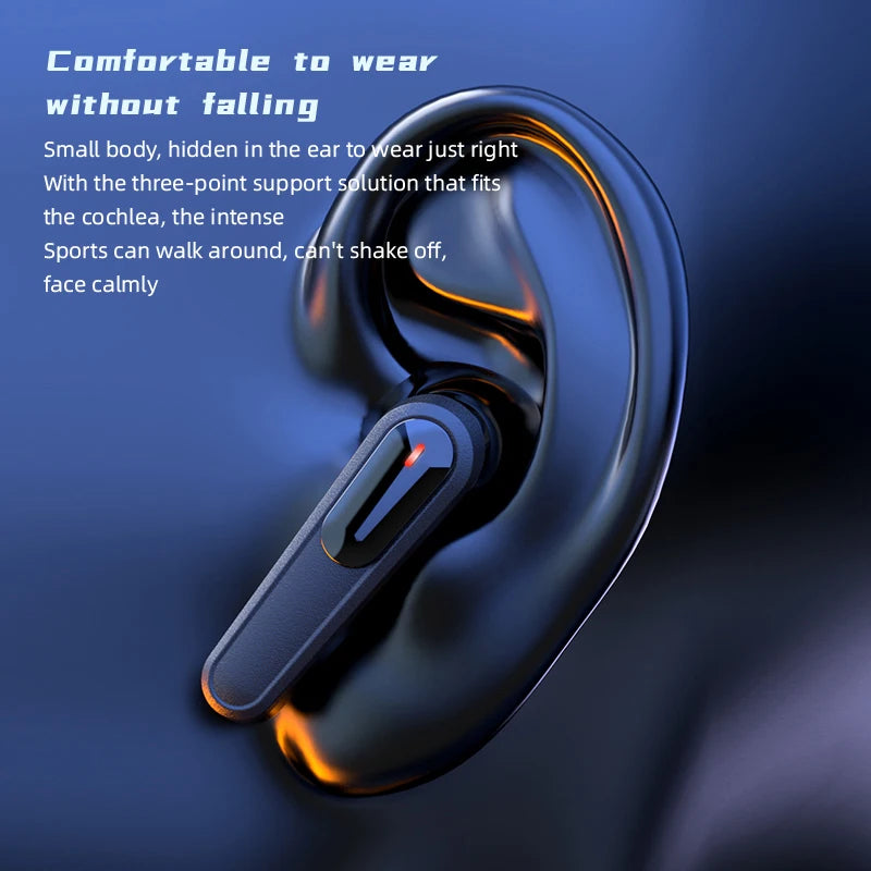 TWS Pro 80 Wireless Bluetooth Headset Stereo Noise Reduction Earbuds with Mic Wireless Headphones Waterproof Bluetooth Earphones